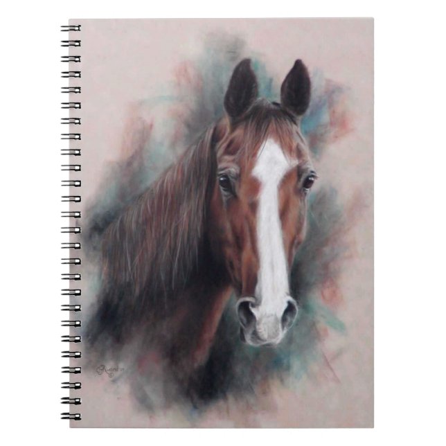 Caderno Espiral Chestnut Quarter Horse (Frente)