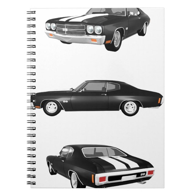 Caderno Espiral Chevelle 1970 SS: (Frente)