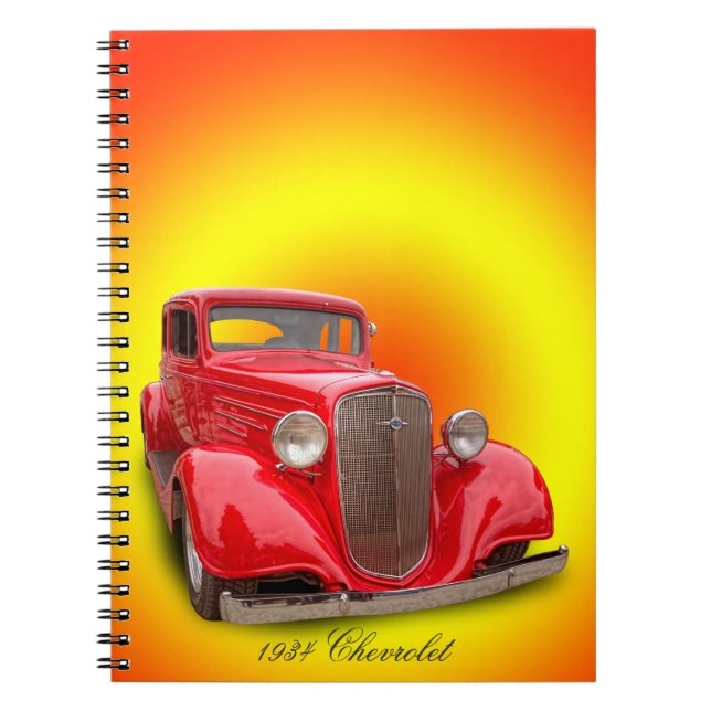 CADERNO ESPIRAL CHEVROLET 1934 (Frente)