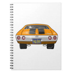 Caderno Espiral Chevrolet 1972 Chevelle