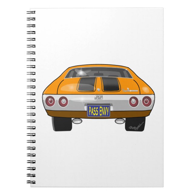 Caderno Espiral Chevrolet 1972 Chevelle (Frente)