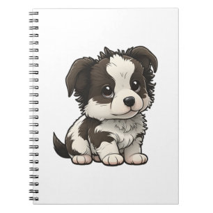 Caderno Espiral Chibi Border Collie