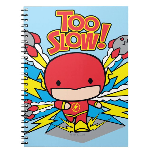 Caderno Espiral Chibi Flash - Foguetes Insurdos (Frente)