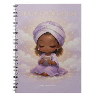 Caderno Espiral Chibi Prayer Journal Notebook