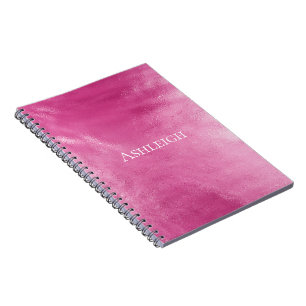 Caderno Espiral Chic Glam Rosa