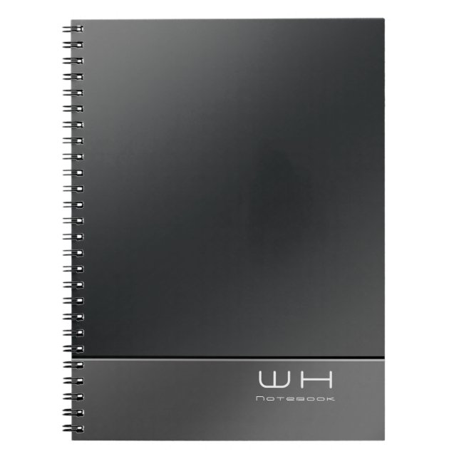 Caderno Espiral Chic Modern Business Black (Frente)