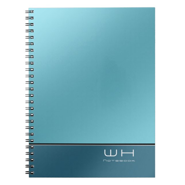 Caderno Espiral Chic Modern Business Blue (Frente)