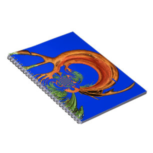 Caderno Espiral Chic Round Hakuna Matata Marinho Blue coleção