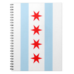 Caderno Espiral Chicago Illinois 4 Estrelas Viagem Vintage