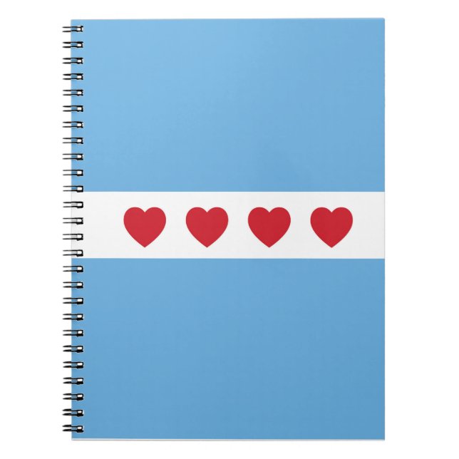 Caderno Espiral Chicago Love | Notebook (Frente)