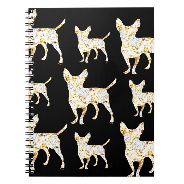CADERNO ESPIRAL CHIHUAHUA BLING! (Frente)
