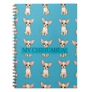 Caderno Espiral Chihuahua Puppy Notebook Journal