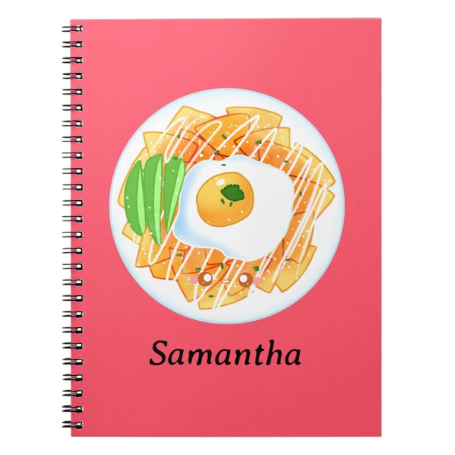 Caderno Espiral Chilaquiles Rojos (Frente)