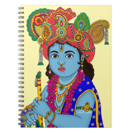 Caderno Espiral Child Krishna Stationery