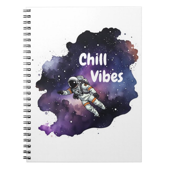 Caderno Espiral Chill Vibes Notebook (Frente)