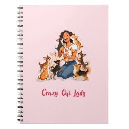 Caderno Espiral Chimigos - Doida por Chi - Chihuahua