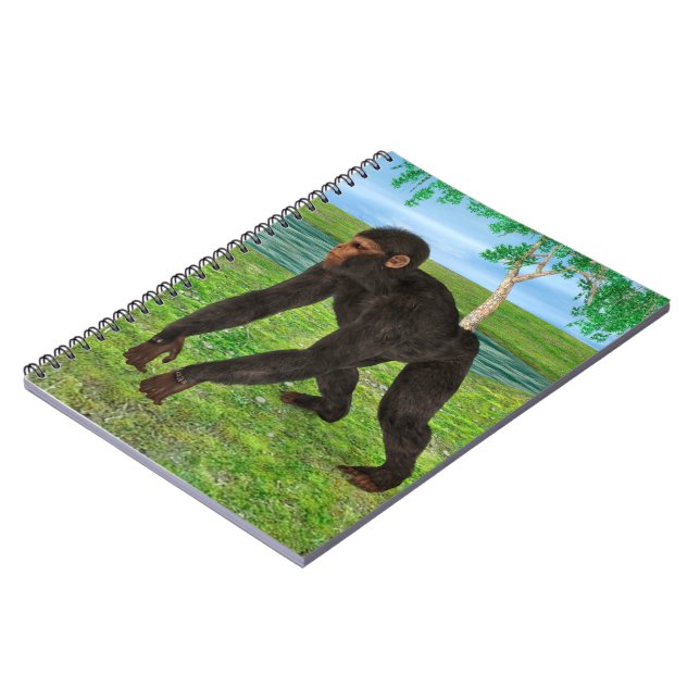 Caderno Espiral Chimpanzé (Left Side)