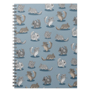 Caderno Espiral Chinchillas bonitas