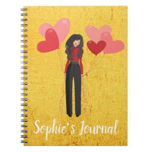 Caderno Espiral chinelos de Verão coloridos