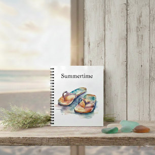 Caderno Espiral Chinelos Rainbow Reef, personalizados