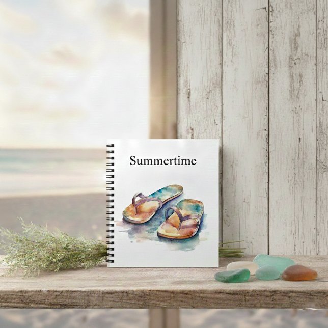Caderno Espiral Chinelos Rainbow Reef, personalizados (Criador carregado)