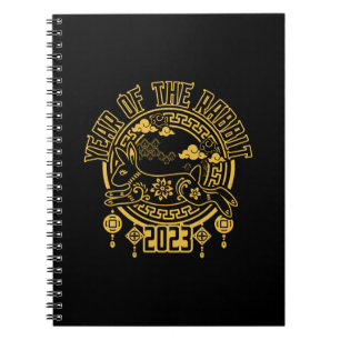 Caderno Espiral Chinese New Year of the Rabbit 2023