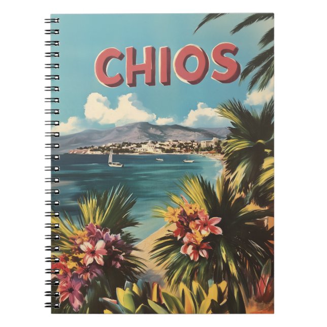 Caderno Espiral Chios vintage (Frente)