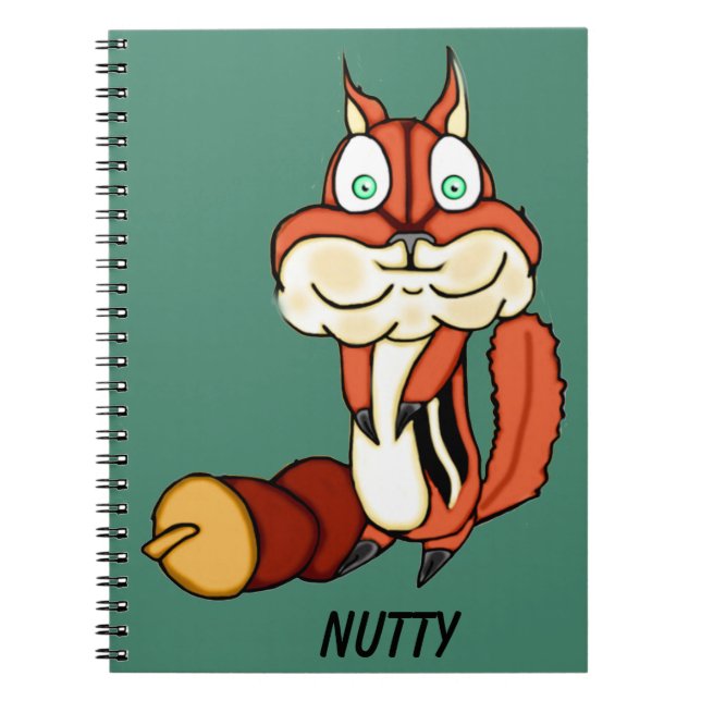 Caderno Espiral Chipset bonito com Loucos (Frente)