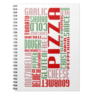 Caderno Espiral chit de pizzaChat