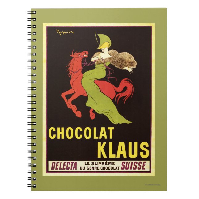 Caderno Espiral Chocolat Klaus Advertisement Poster (Frente)