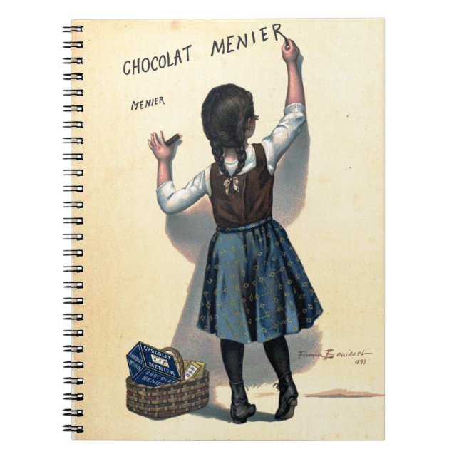 Caderno Espiral Chocolat Menier (Frente)