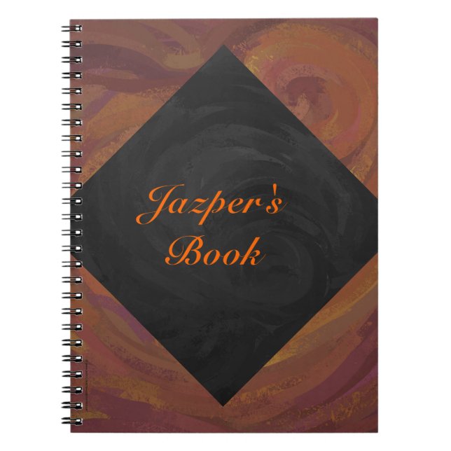 Caderno Espiral Chocolate Carmel Swirl (Frente)