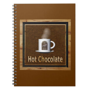 Caderno Espiral Chocolate Quente