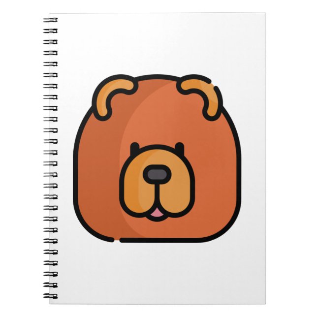 Caderno Espiral Chow Chow (Frente)