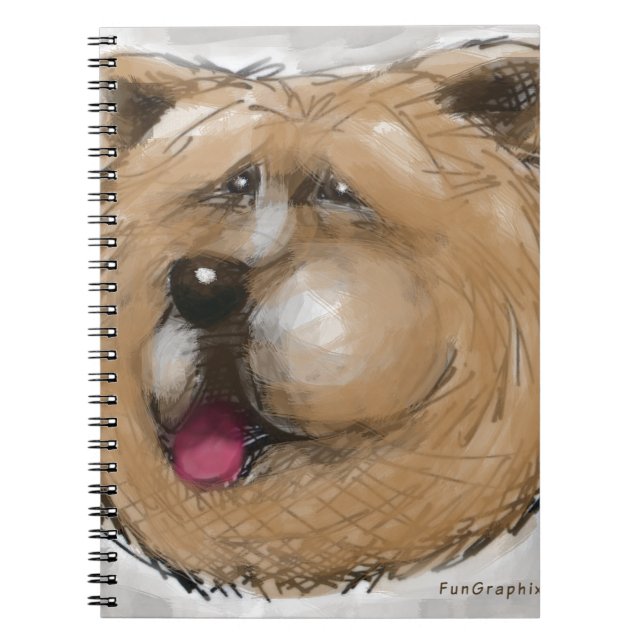 Caderno Espiral Chow Chow (Frente)
