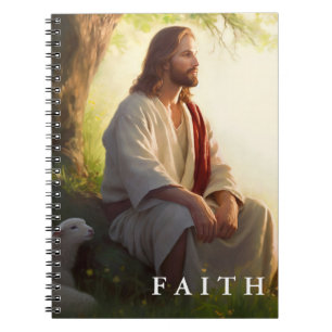 Caderno Espiral Christian Faith Jesus Notebook