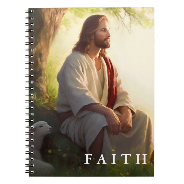 Caderno Espiral Christian Faith Jesus Notebook (Frente)