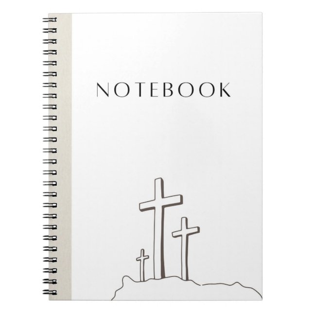 Caderno Espiral Christian Notebook for Bible Journaling (Frente)