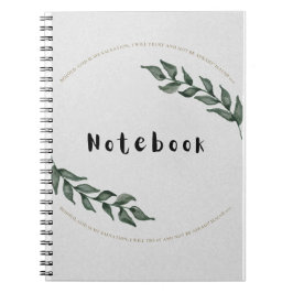 Caderno Espiral Christian Notebook for Bible Journaling