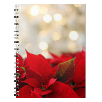 Caderno Espiral Christmas Poinsettia