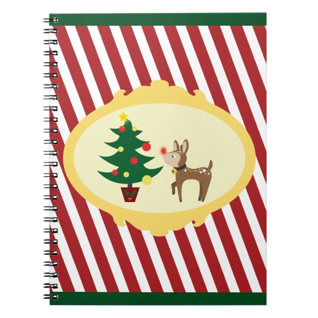 Caderno Espiral Christmas Rudolph (Frente)