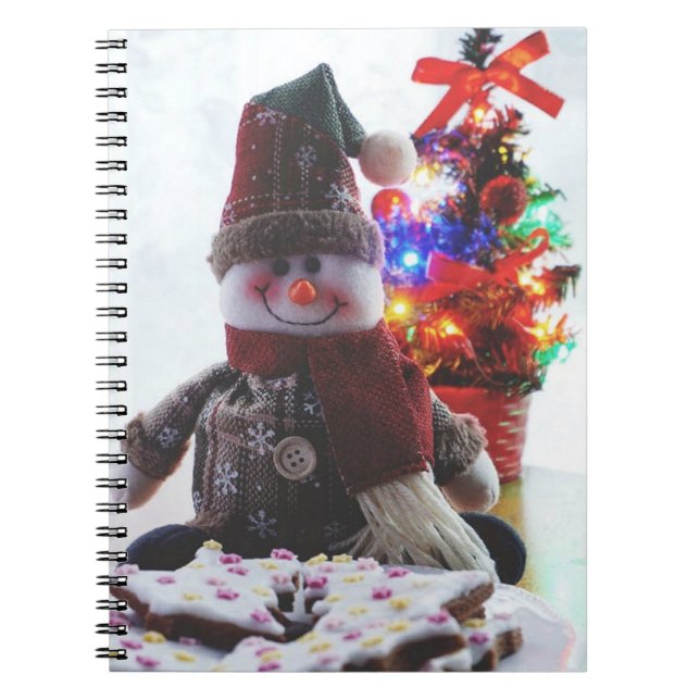 CADERNO ESPIRAL CHRISTMAS SNOWMAN (Frente)