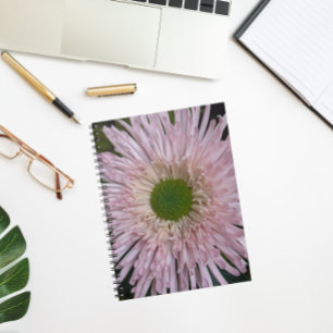 Caderno Espiral Chrysanthemum Bloom Floral Rosa