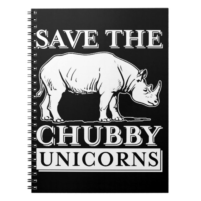 Caderno Espiral Chubby Unicorns (Frente)