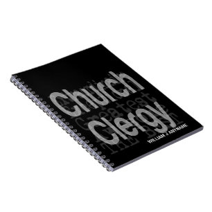 Caderno Espiral Church Clergy Extraordinaire CUSTOM