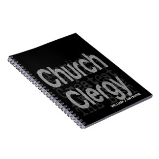 Caderno Espiral Church Clergy Extraordinaire CUSTOM