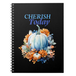 Caderno Espiral Churrasco de Abóbora Hoje, Época de Halloween