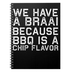 Caderno Espiral Churrasco   Presente engraçado de churrasco da fam