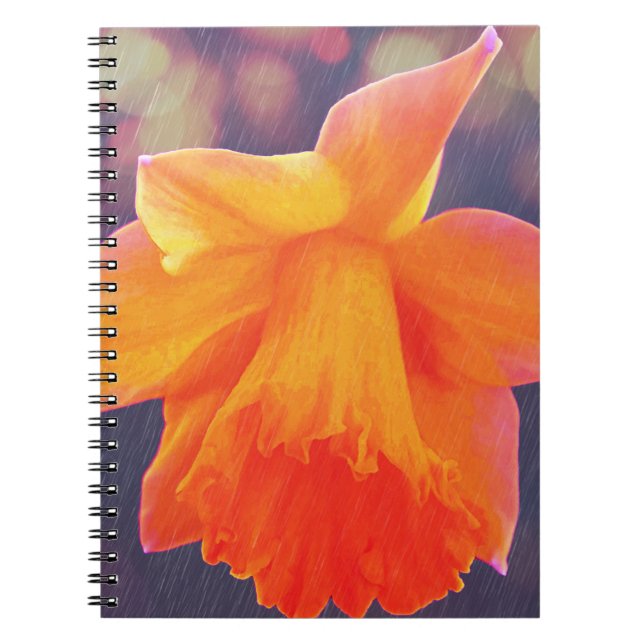 Caderno Espiral Chuva de Narcisos (Frente)