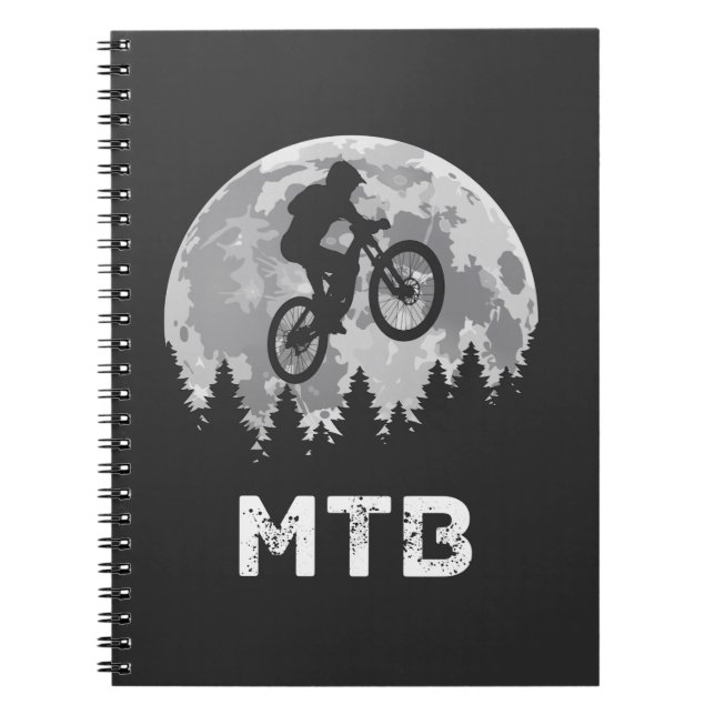 Caderno Espiral Ciclismo MTB vintage  (Frente)
